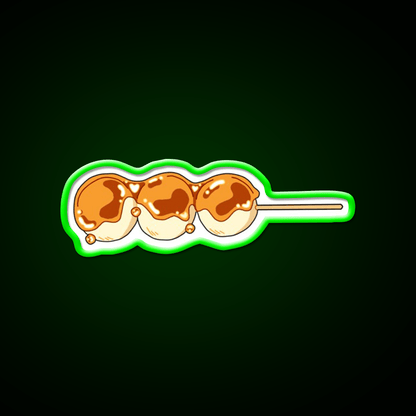 Cute Dango Stick Snack Food Led Neon Sign Rgb Color - Shineneon