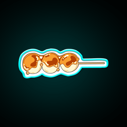 Cute Dango Stick Snack Food Led Neon Sign Rgb Color - Shineneon