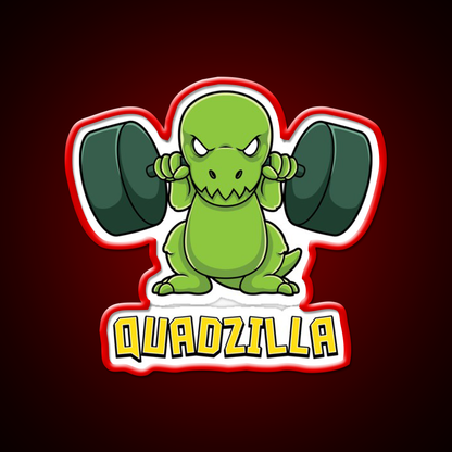 Cute Dinosaur Gym Workout Quadzilla Gift Gym Fitness Led Neon Sign Rgb Color - LED neon sign view 10