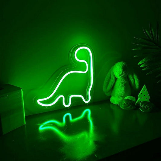 Cute Dinosaur Kids Room Led Sign Business Neon Sign