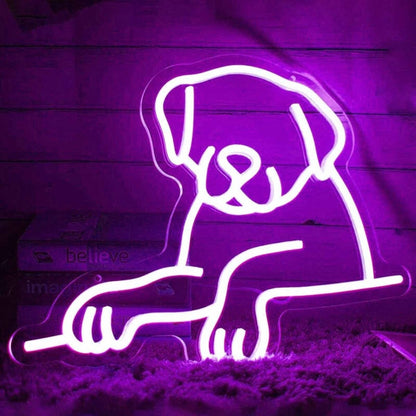 Cute Dog Led Neon Sign - Shineneon