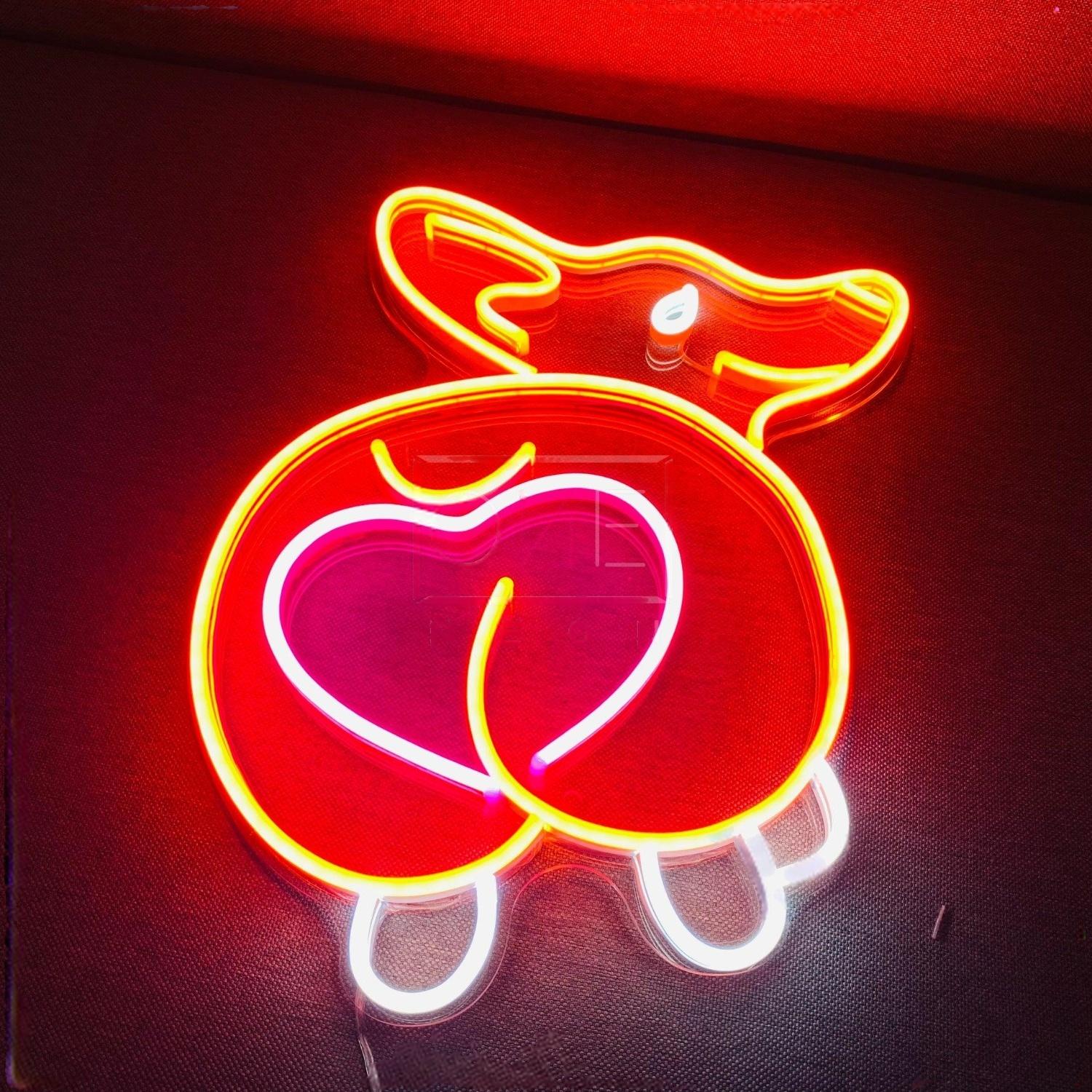 Cute Duck Multicolor Led Neon Sign For Kids Room Decor | Shineneon