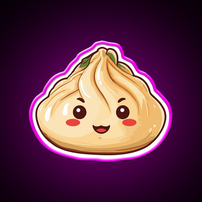 Cute Dumpling Led Neon Sign Chinese Food Rgb Color