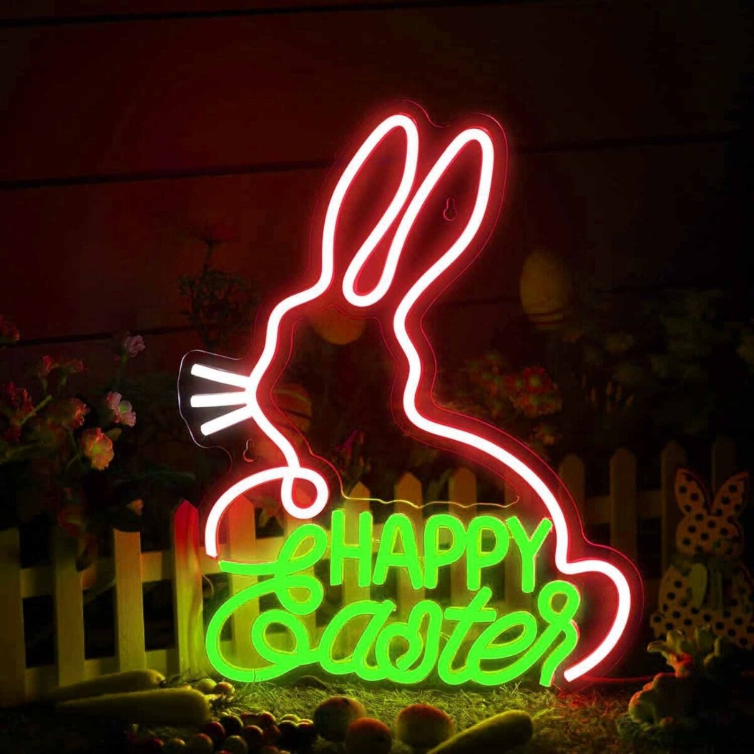 Cute Easter Bunny Neon Sign | Shineneon