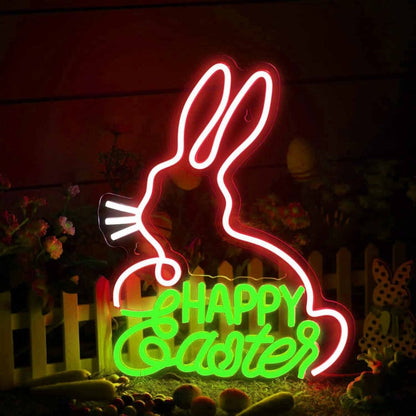 Cute Easter Bunny Neon Sign | Shineneon