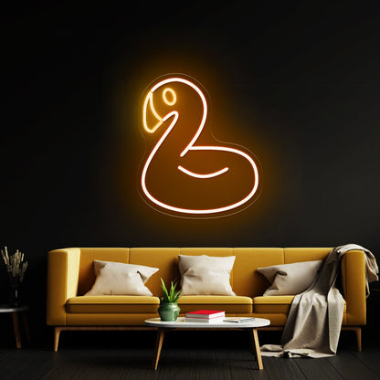 Cute Flamingo Balloon Led Neon Sign For Kids Room - Shineneon