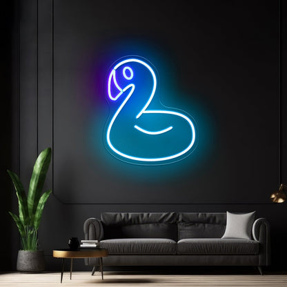 Cute Flamingo Balloon Led Neon Sign For Kids Room - Shineneon