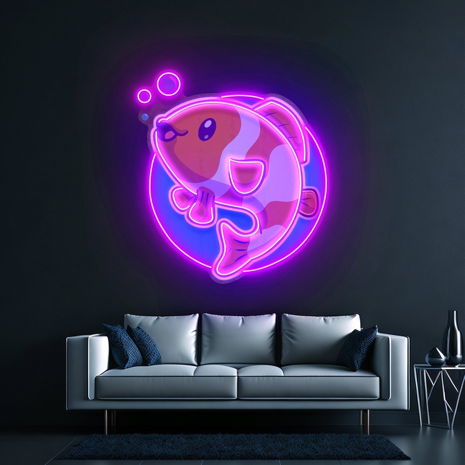 Cute Floral Paw Print Cute Neon Signs For Pet Lover - Shineneon