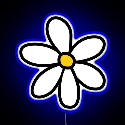 Cute Flower Rgb Led Neon Sign Pop Wall Art - Shineneon