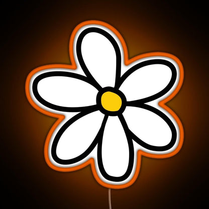 Cute Flower Rgb Led Neon Sign Pop Wall Art - Shineneon
