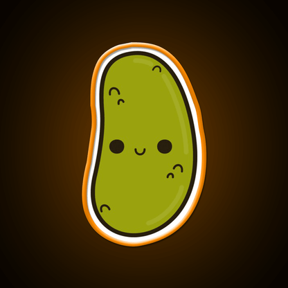 Cute Gherkin Snack Food Led Neon Sign Rgb Color - Shineneon