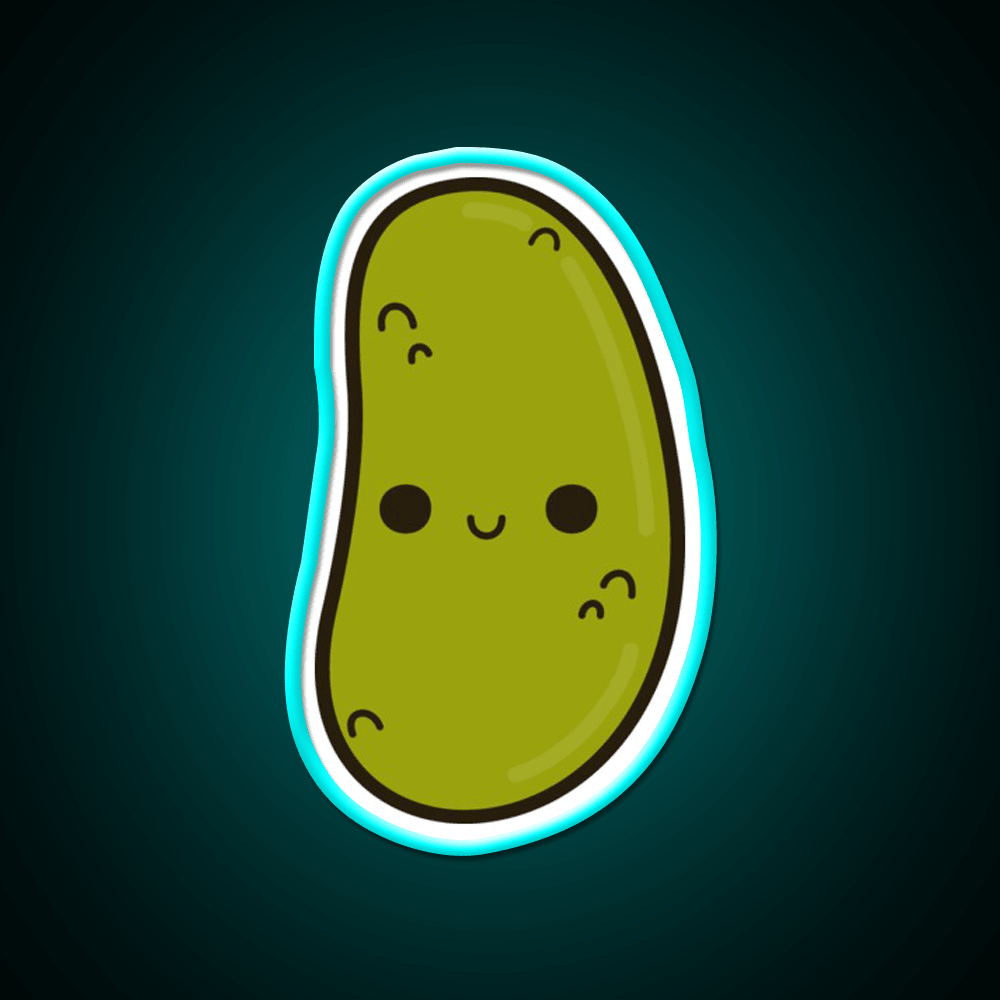 Cute Gherkin Snack Food Led Neon Sign Rgb Color - Shineneon