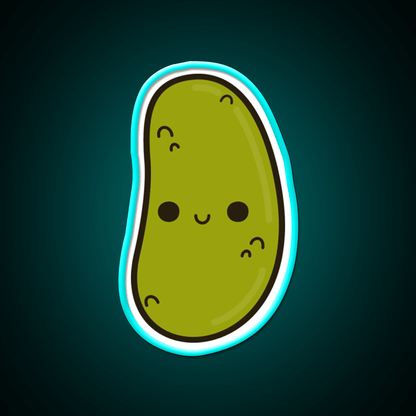Cute Gherkin Snack Food Led Neon Sign Rgb Color - Shineneon