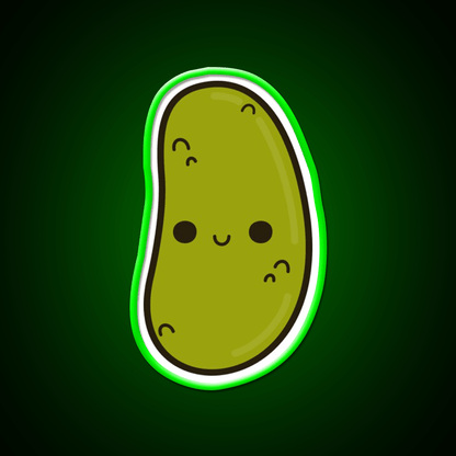 Cute Gherkin Snack Food Led Neon Sign Rgb Color - Shineneon