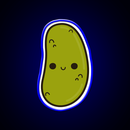 Cute Gherkin Snack Food Led Neon Sign Rgb Color - Shineneon