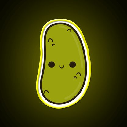 Cute Gherkin Snack Food Led Neon Sign Rgb Color - Shineneon