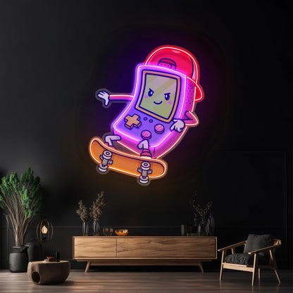 Cute Ghostface Giving Treats Led Neon Sign Light Custom Led Signs - Shineneon