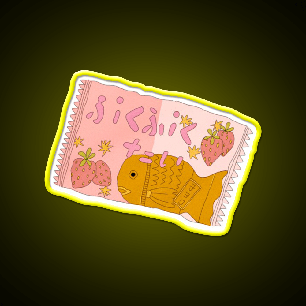 Cute Japanese Snack Packaging Snack Food Led Neon Sign Rgb Color - Shineneon
