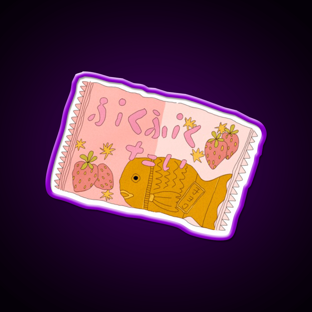 Cute Japanese Snack Packaging Snack Food Led Neon Sign Rgb Color - Shineneon