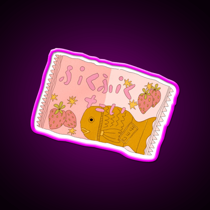 Cute Japanese Snack Packaging Snack Food Led Neon Sign Rgb Color - Shineneon
