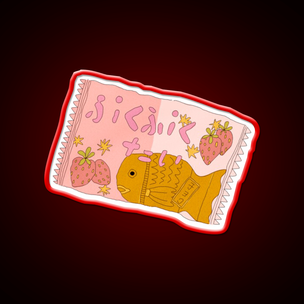 Cute Japanese Snack Packaging Snack Food Led Neon Sign Rgb Color - Shineneon