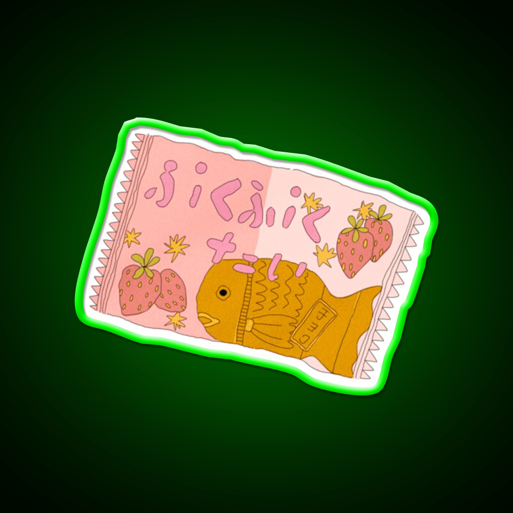 Cute Japanese Snack Packaging Snack Food Led Neon Sign Rgb Color - Shineneon