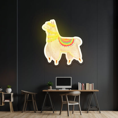 Cute Llama Neon Signs For Kids Room - Shineneon
