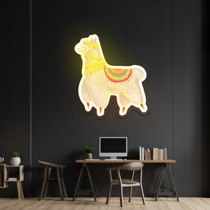 Cute Mug And Sunflower Coffee Neon Signs