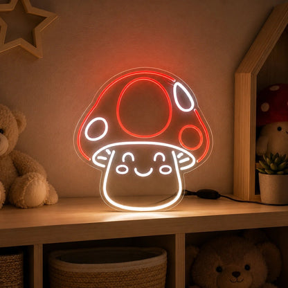Cute Mushroom LED Neon Sign - Shineneon