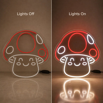 Cute Mushroom LED Neon Sign - Shineneon