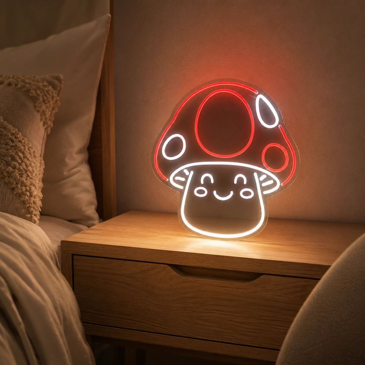 Cute Mushroom LED Neon Sign - Shineneon