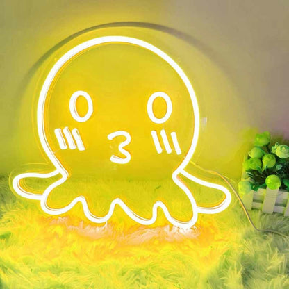 Cute Octopus Led Neon Sign - Shineneon