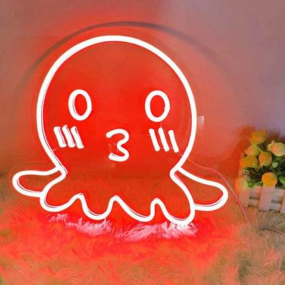 Cute Octopus Led Neon Sign - Shineneon