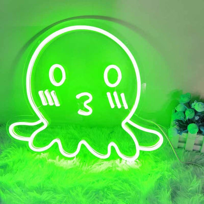 Cute Octopus Led Neon Sign - Shineneon
