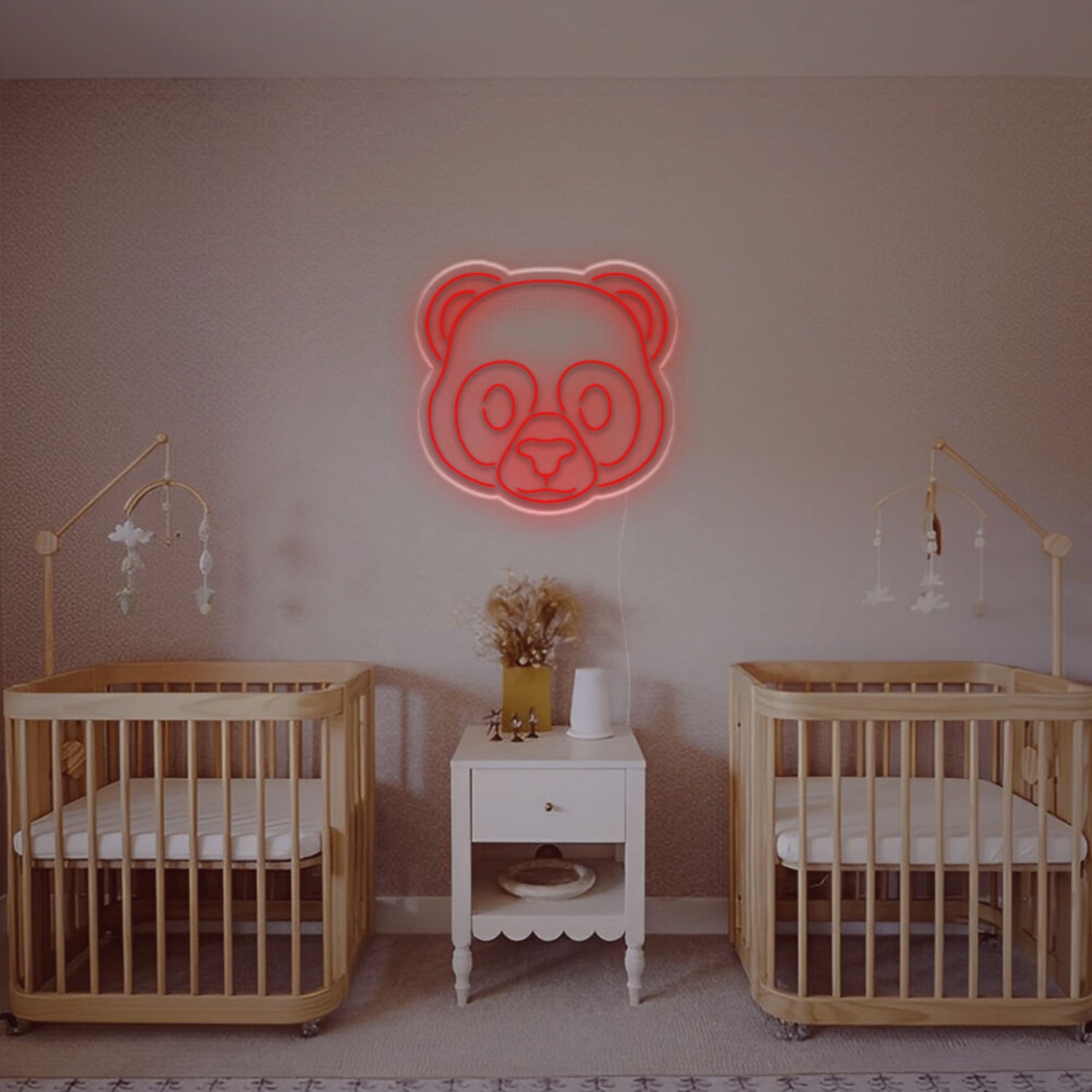 Cute Panda Head Led Neon Sign Kids Rooms | Shineneon