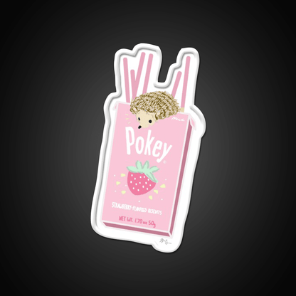 Cute Pink Pocky Pine Snack Food Led Neon Sign Rgb Color - Shineneon