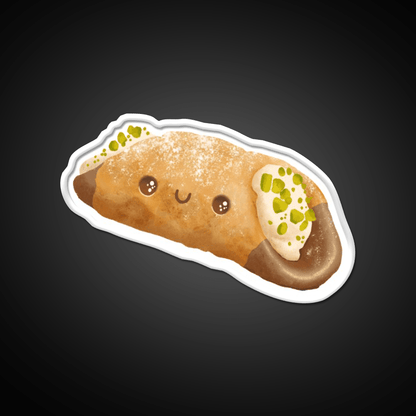 Cute Pistachio Cannoli Snack Food Led Neon Sign Rgb Color - Shineneon