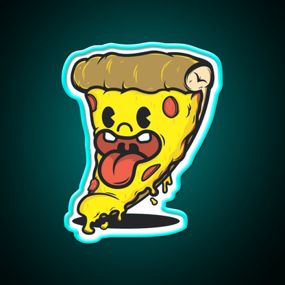 Cute Pizza Fast Food Led Neon Sign For Burger Place Rgb Color - Shineneon