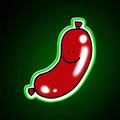 Cute Pork Sausage Snack Food Led Neon Sign Rgb Color - Shineneon