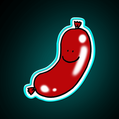 Cute Pork Sausage Snack Food Led Neon Sign Rgb Color - Shineneon