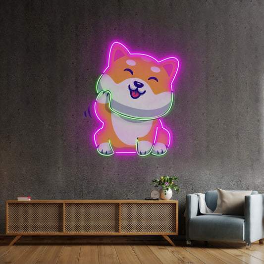 Cute Shiba Led Neon Sign Light Custom Led Signs