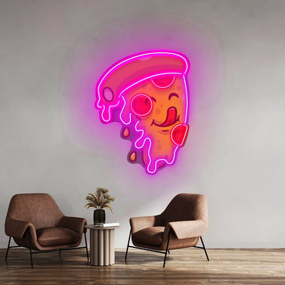 Cute Slice Pizza Led Neon Sign Light Custom Led Signs - Shineneon