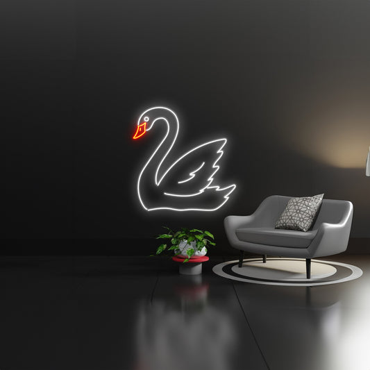 Cute Swan Led Neon Light