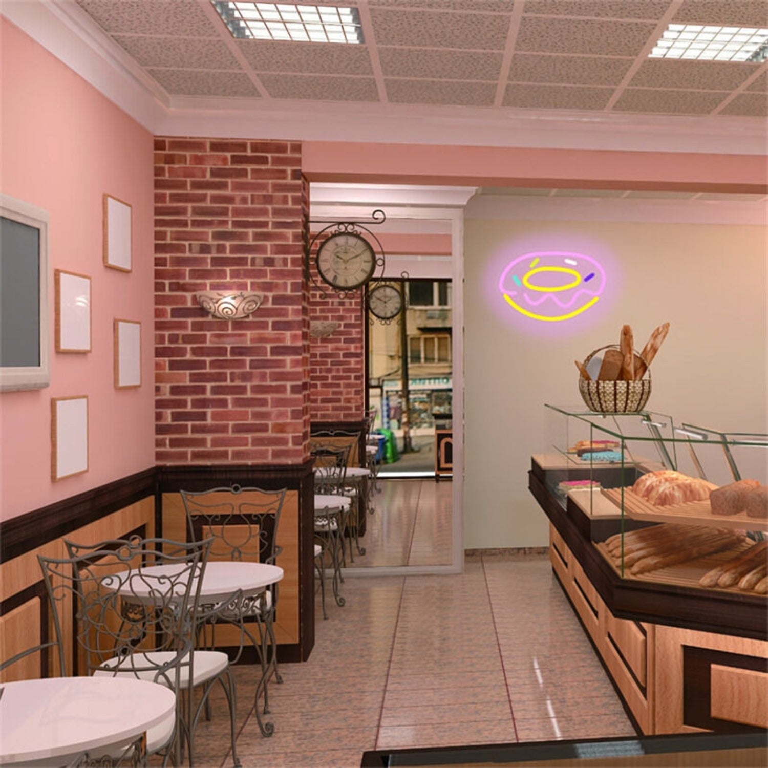 Cute Sweet Doughnuts Donuts Led Wall Neon Art Sign | Shineneon