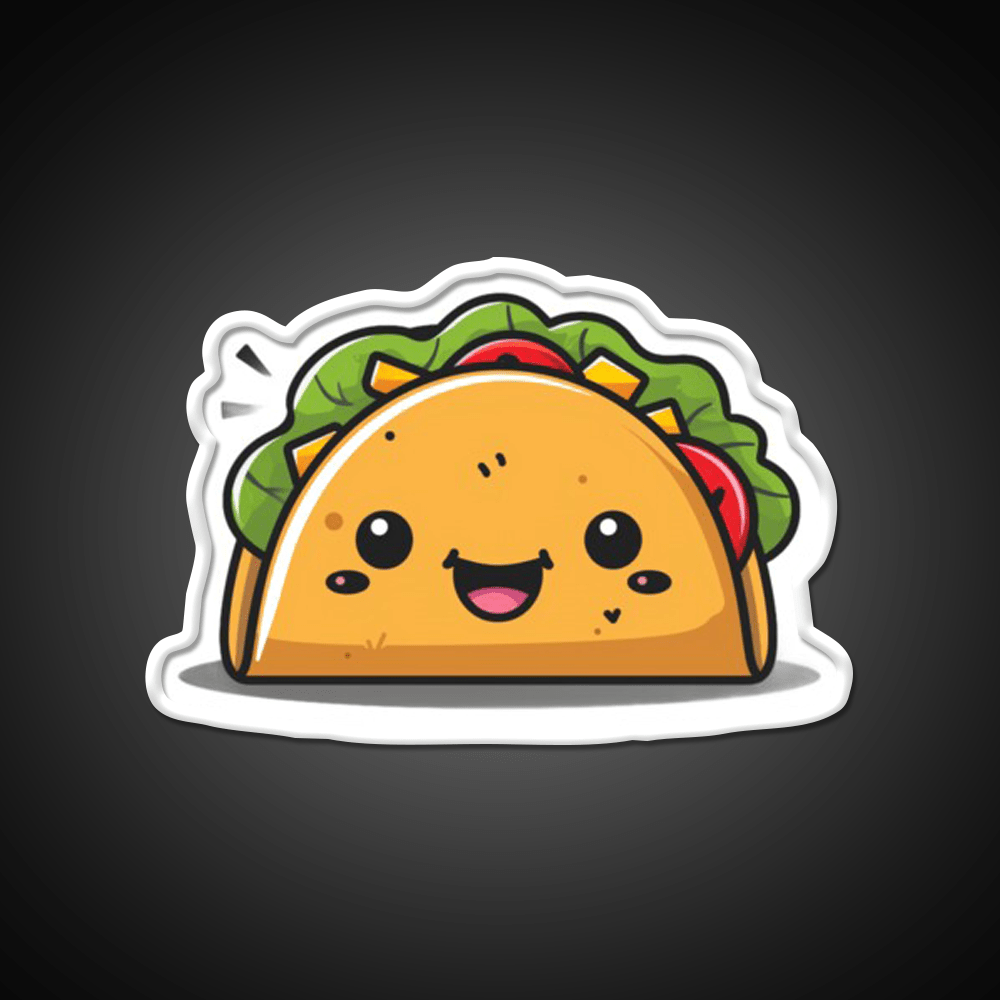 Cute Taco Led Neon Sign Mexican Food Sign Kitchen Sign Rgb Color - Shineneon