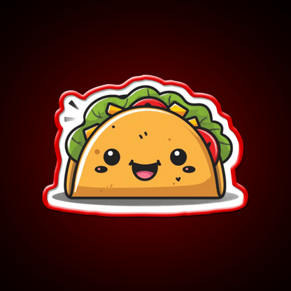 Cute Taco Led Neon Sign Mexican Food Sign Kitchen Sign Rgb Color - Shineneon