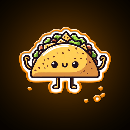 Cute Taco Led Neon Sign Mexican Food Sign Rgb Color - Shineneon
