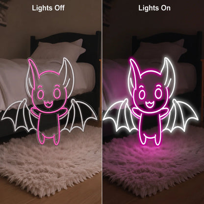 Cute Vampire Bat LED Neon Sign - Shineneon