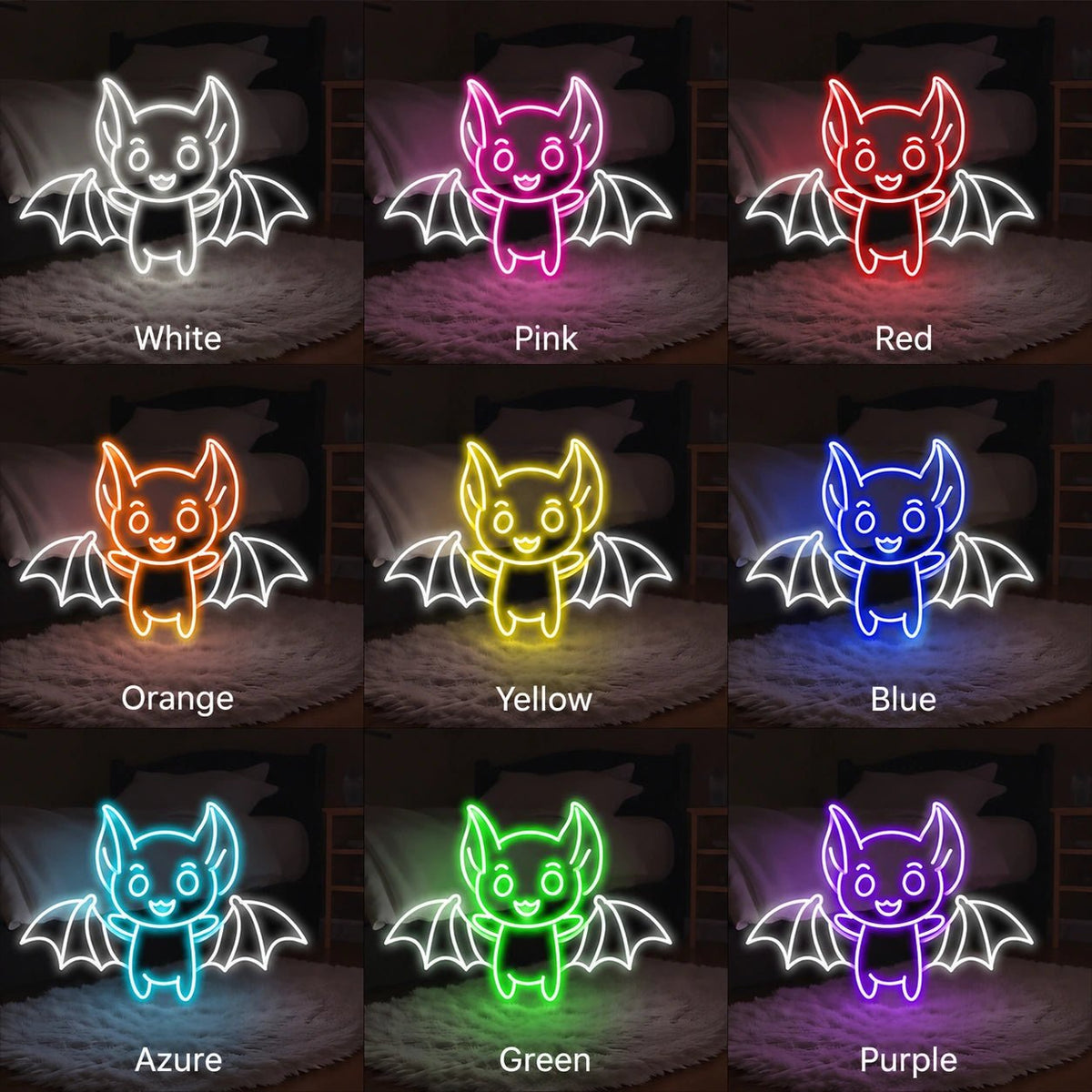 Cute Vampire Bat LED Neon Sign - Shineneon