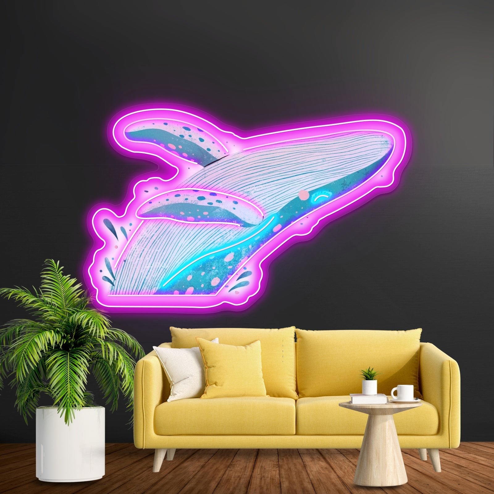 Cute Whale Neon Signs For Custom Neon Signs - Shineneon